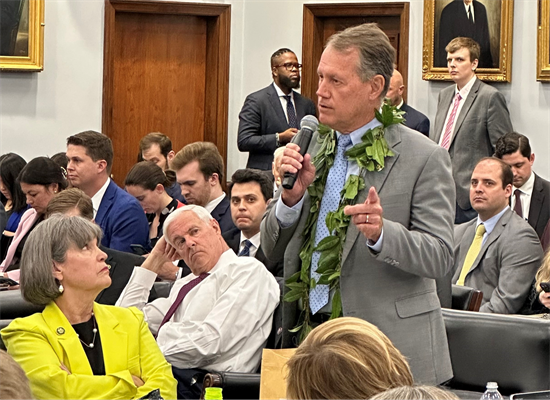 Congressman Case speaking in Appropriations Committee