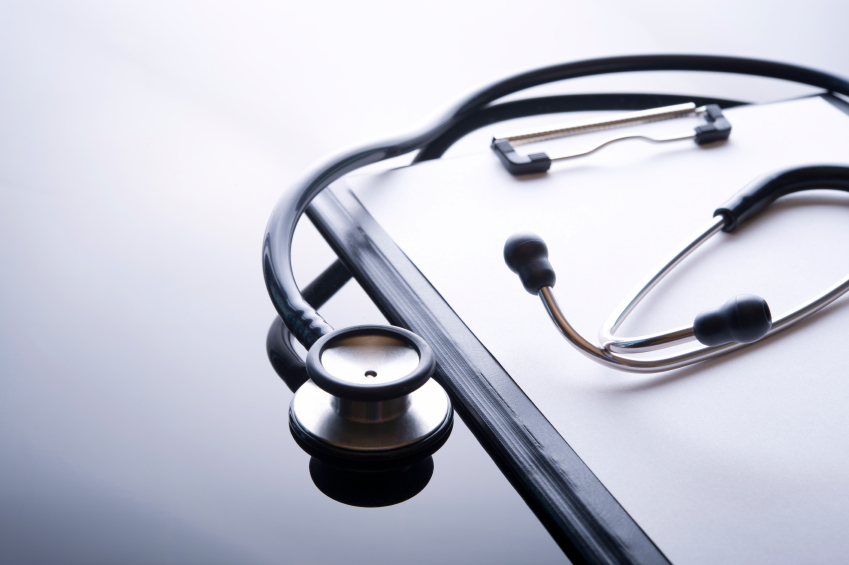 stethoscope on a clipboard stethoscope on a clipboard